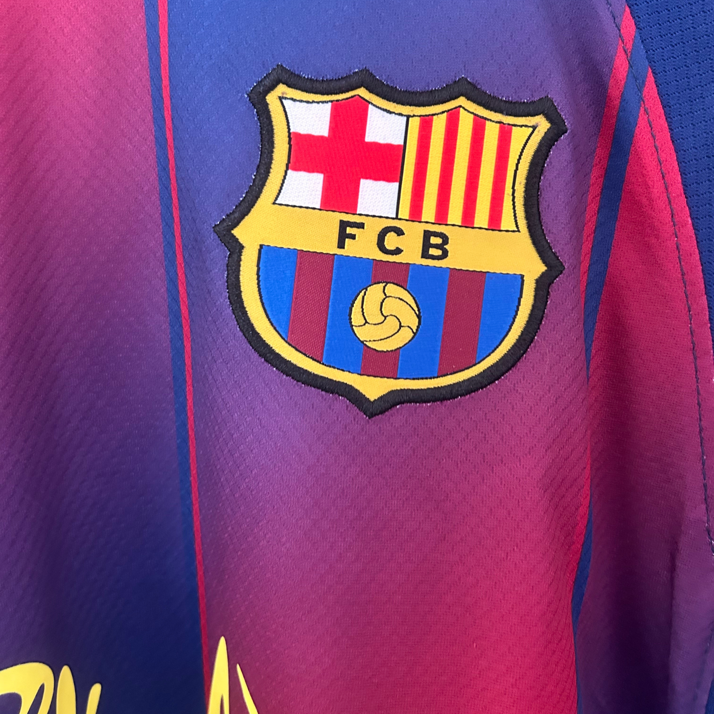 FC Barcelona x Ed Sheeran kit by ELVN, featuring the team’s jersey with Ed Sheeran branding and team crest.