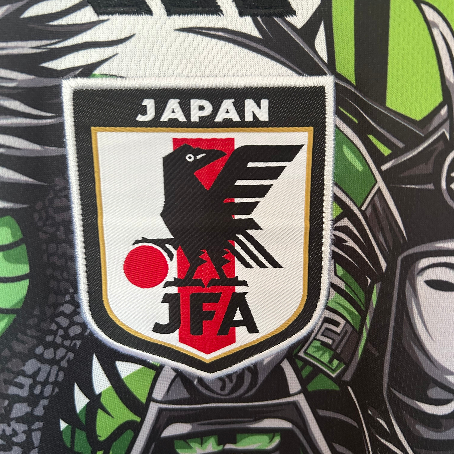 ELVN Japan Samurai Warrior Kit featuring traditional armor, helmet, and weaponry for cosplay or costume use.
