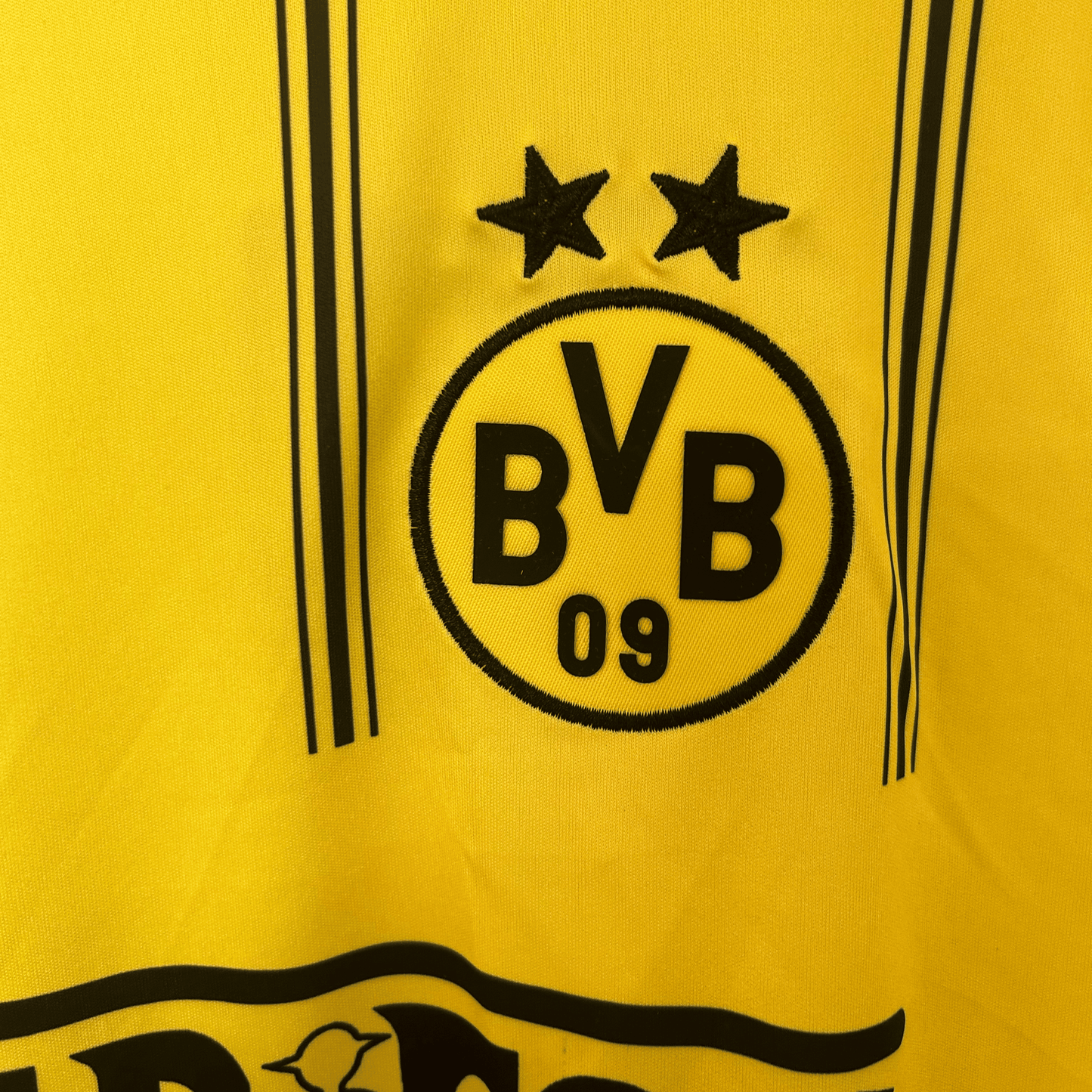Borussia Dortmund x One Piece kit featuring the team's jersey with One Piece character graphics and ELVN branding.