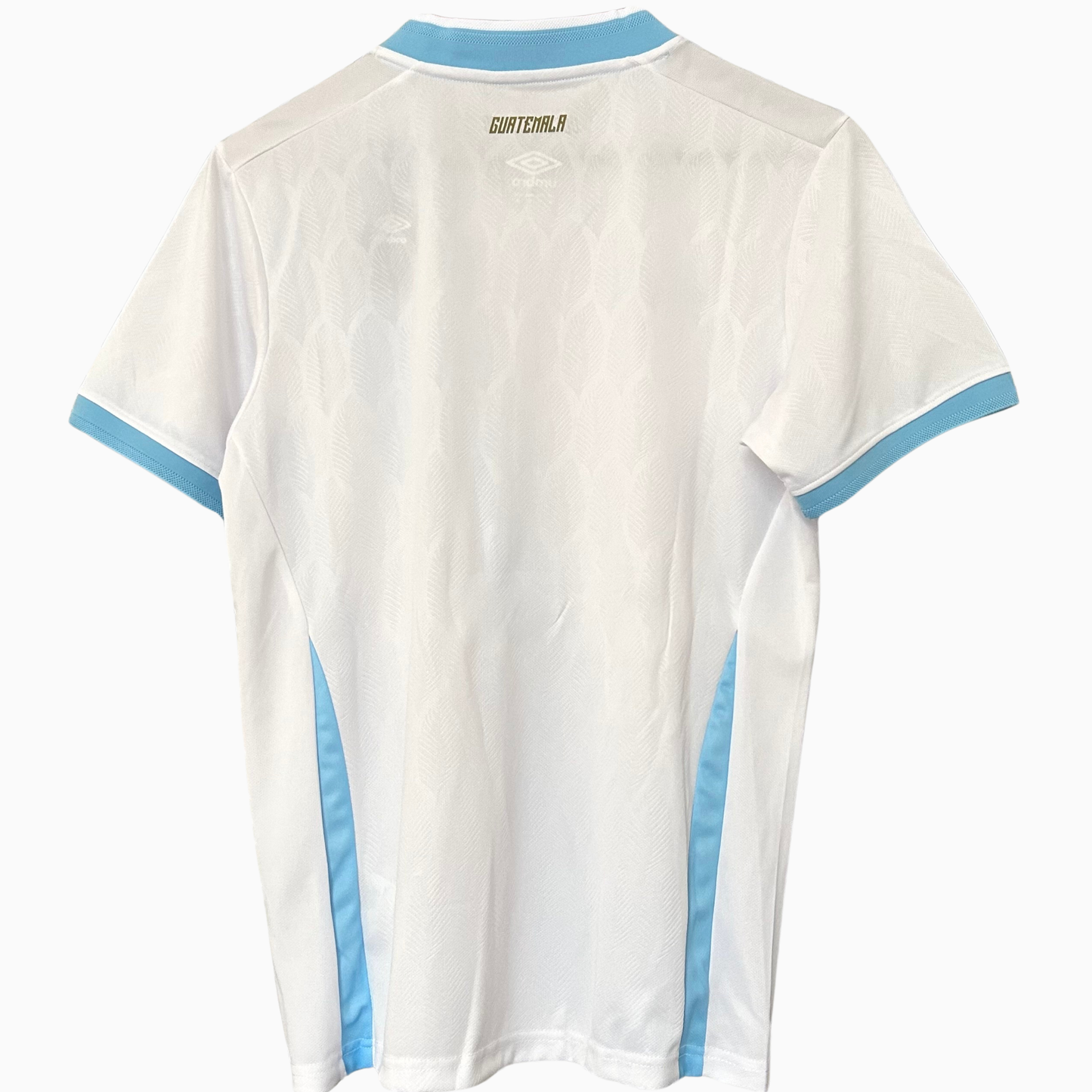 Guatemala home kit 2026 soccer jersey by ELVN with team crest, green and blue design, and official team logo.