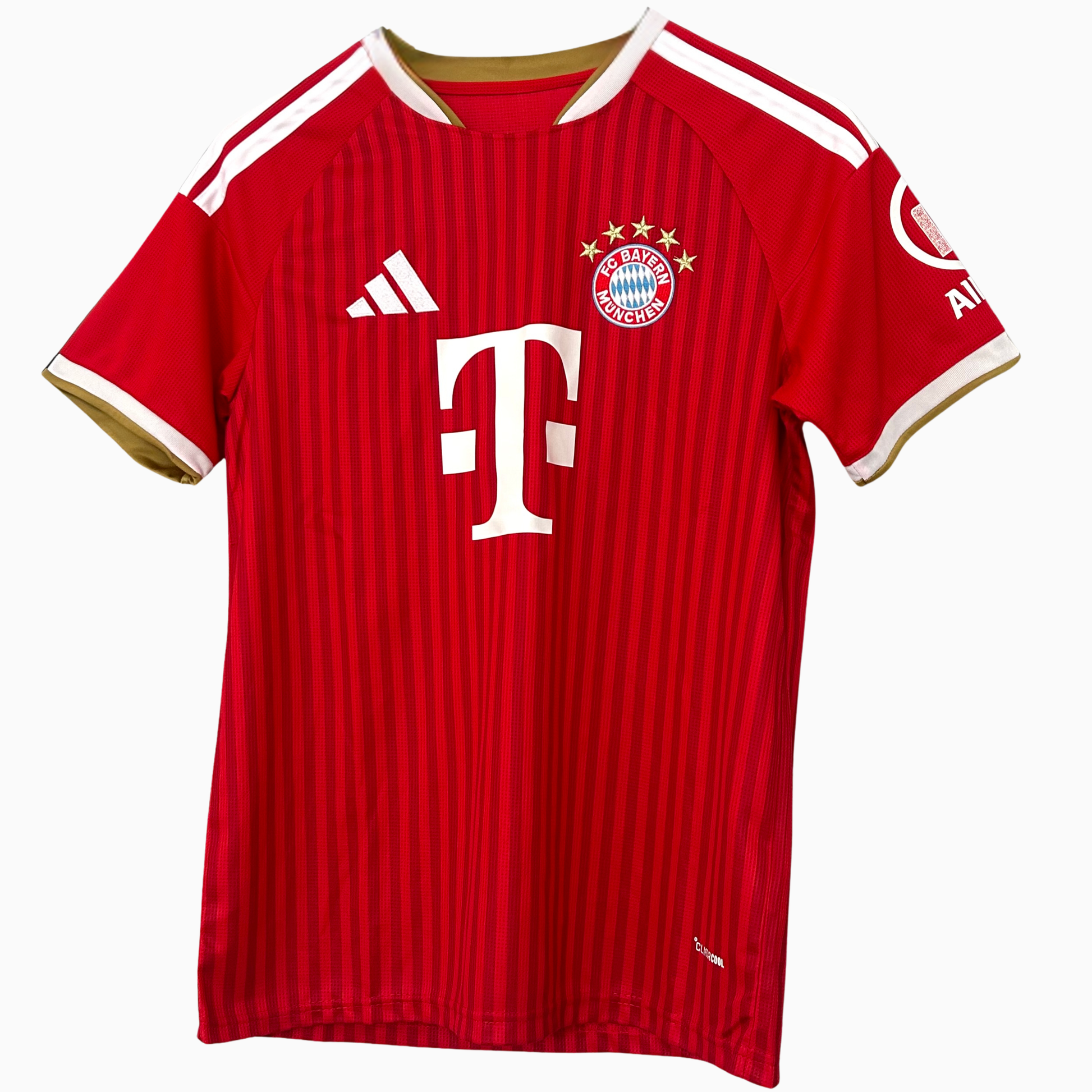 Bayern Munich 2026/27 home kit by ELVN, featuring the team jersey with club crest and traditional red and white design.