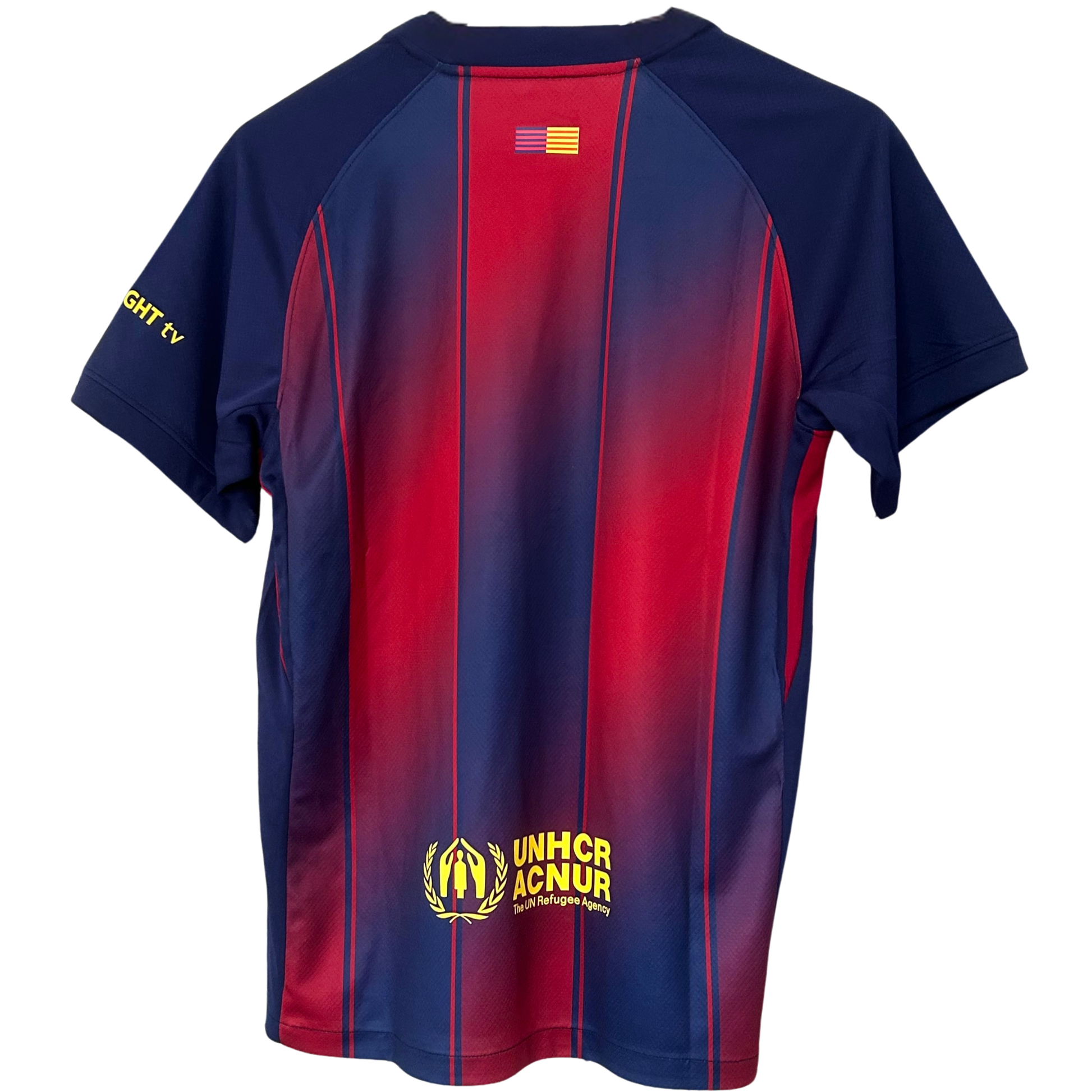 FC Barcelona x Ed Sheeran kit by ELVN featuring team logo and Ed Sheeran artwork on the jersey.