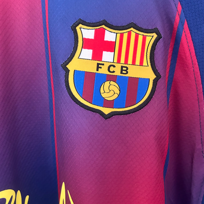 FC Barcelona x Ed Sheeran kit by ELVN, featuring the team’s jersey with Ed Sheeran branding and team crest.