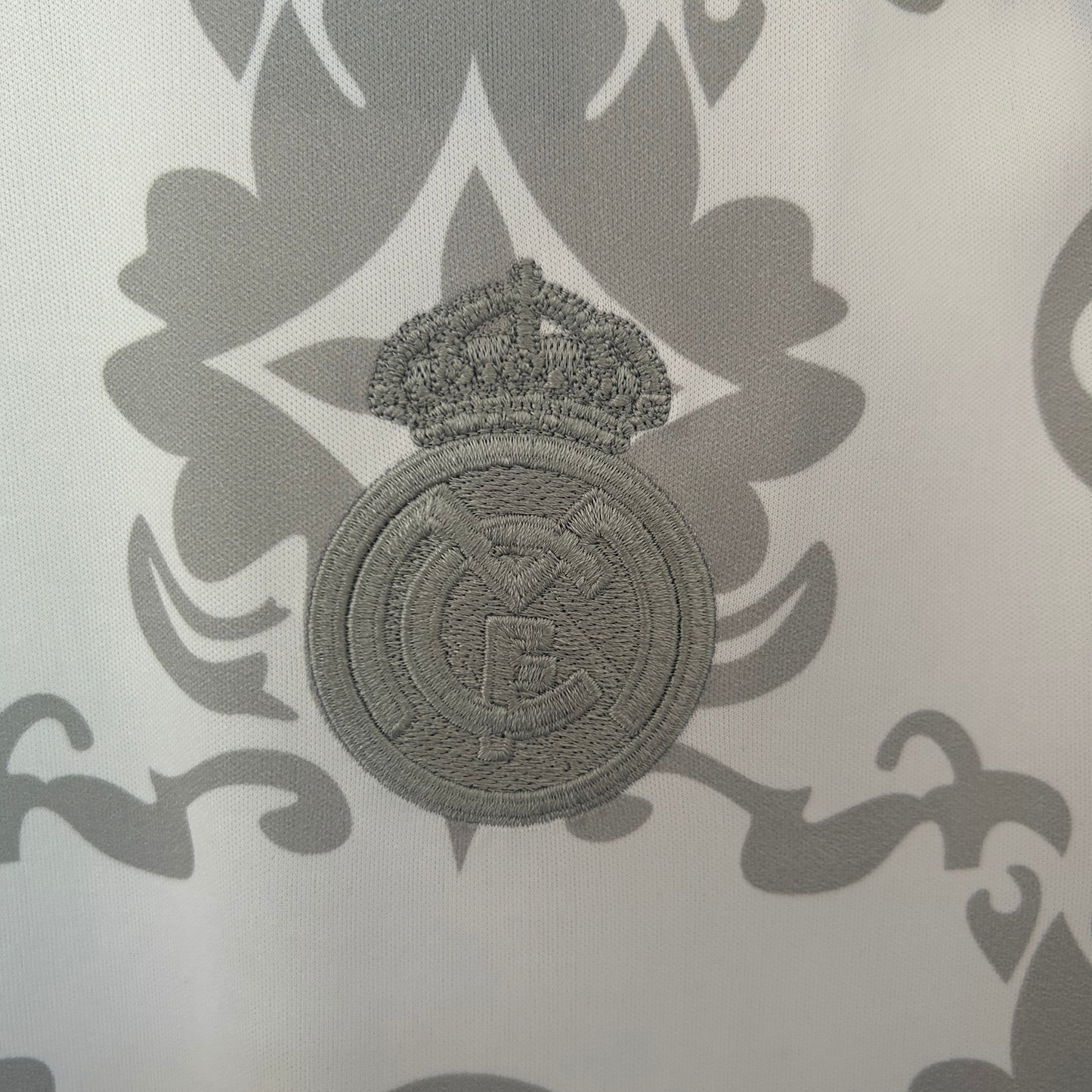 Real Madrid and Louis Vuitton branded sports kit by ELVN featuring the team logo and luxury design elements.