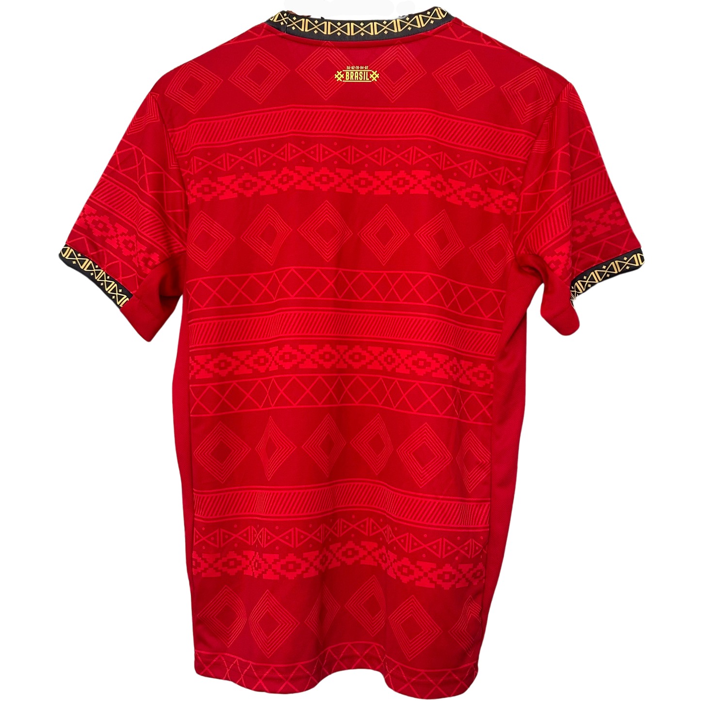 ELVN Brazil All-Red Kit featuring a red jersey, shorts, and matching accessories for soccer or sports fans.