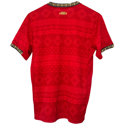 ELVN Brazil All-Red Kit featuring a red jersey, shorts, and matching accessories for soccer or sports fans.