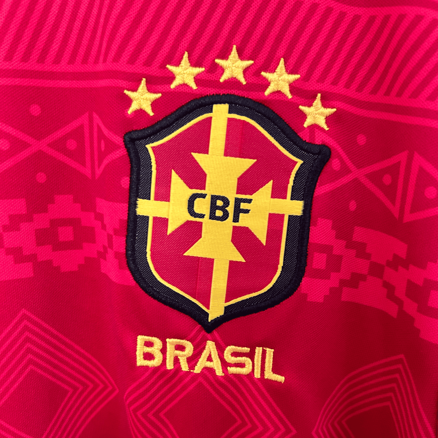 ELVN Brazil All-Red Kit featuring a vibrant red jersey and shorts for soccer or sports activities.