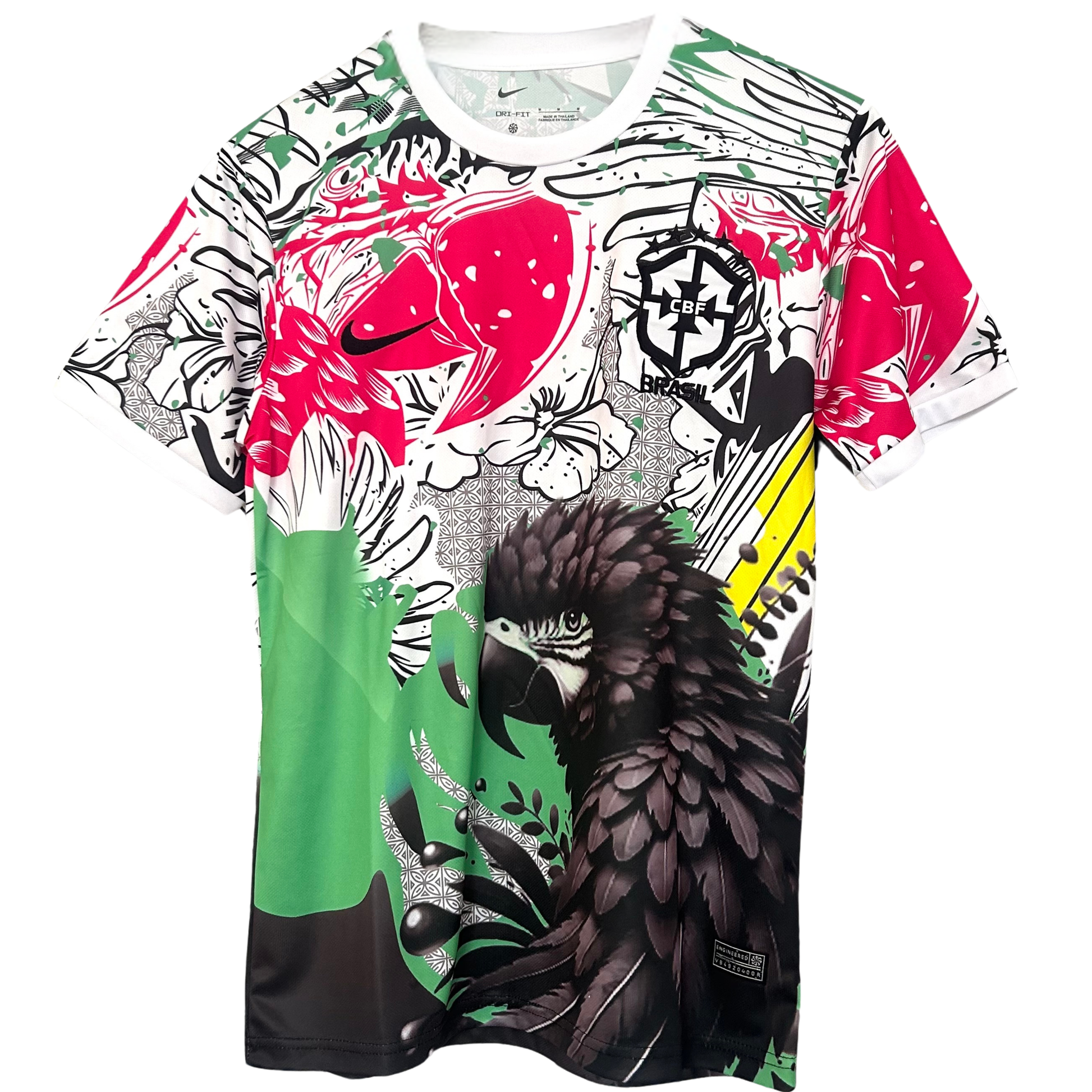 ELVN Brazil Black Parrot Kit featuring detailed black and vibrant feather patterns, ideal for bird enthusiasts and collectors.