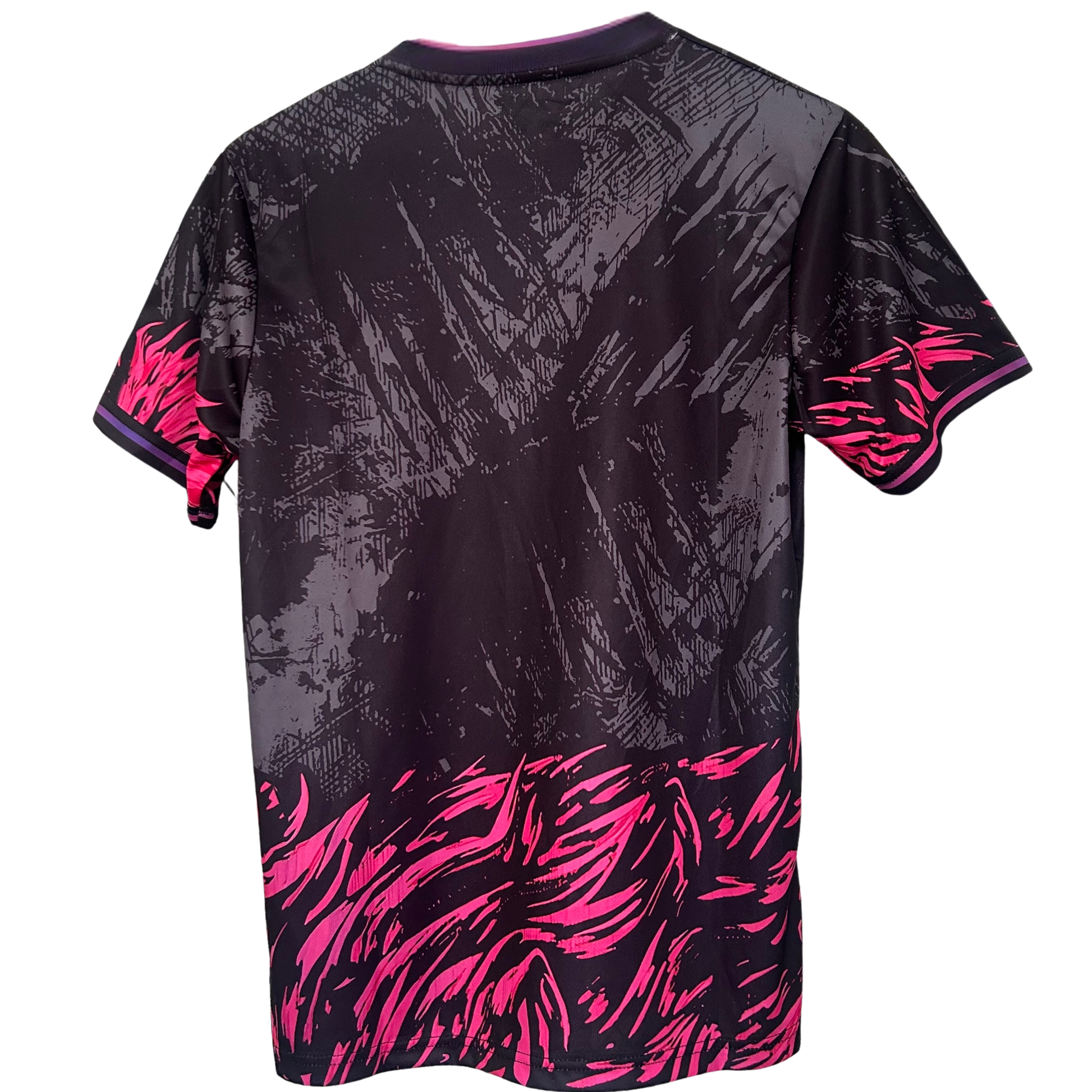 FC Barcelona pink lion kit by ELVN featuring pink jersey with lion crest and team logo on the front.
