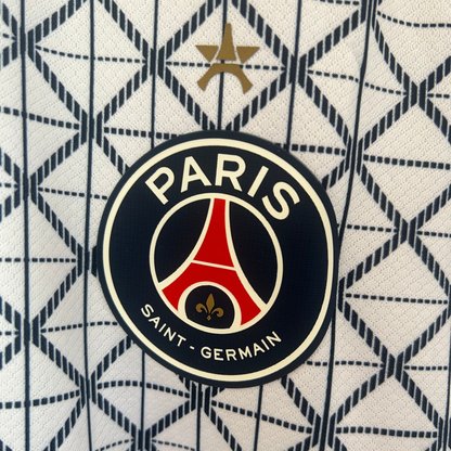 ELVN PSG Concept Kit featuring football jerseys, shorts, and accessories with Paris Saint-Germain team design.
