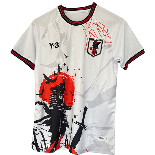 ELVN Japan Y-3 Samurai Kit featuring traditional-style armor and clothing with modern design elements.