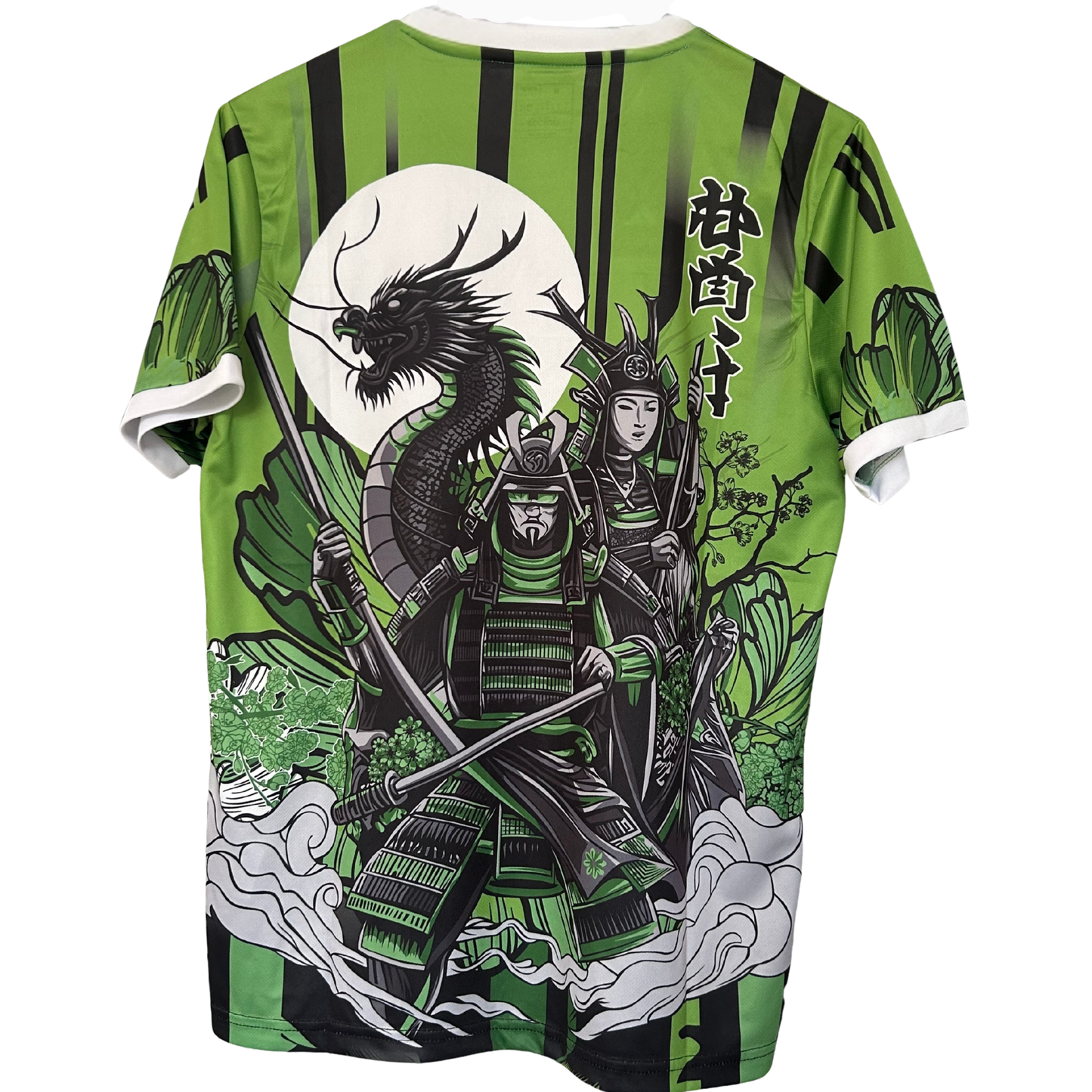 Elvn Japan Samurai Warrior Kit featuring traditional armor, helmet, and sword for cosplay or costume use.