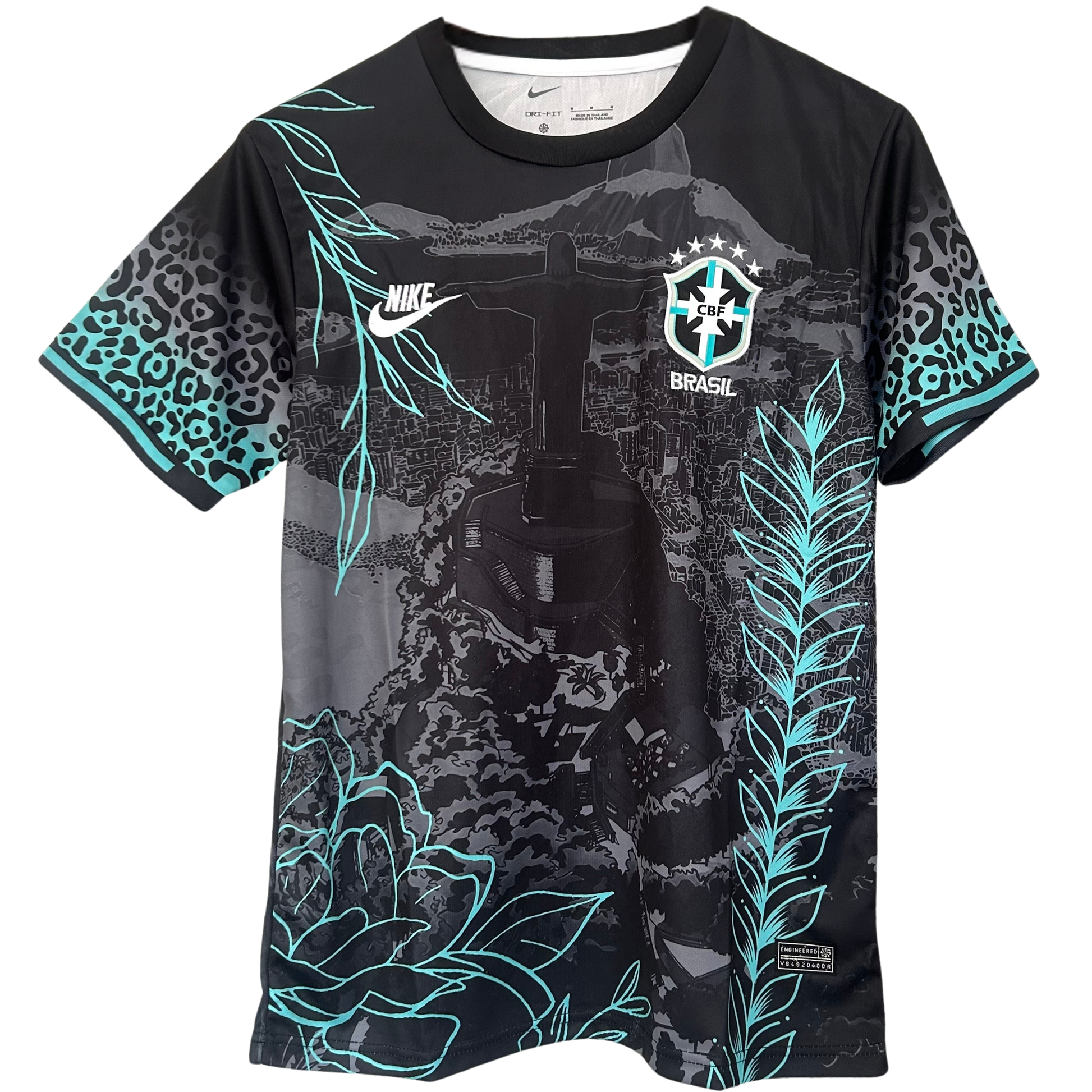 ELVN Brazil Jungle Night Kit featuring vibrant print and comfortable fabric, perfect for stylish nightwear or loungewear.