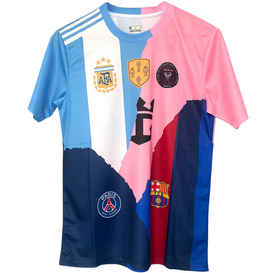 ELVN Messi Career Kit featuring a collection of football accessories and gear inspired by Lionel Messi.