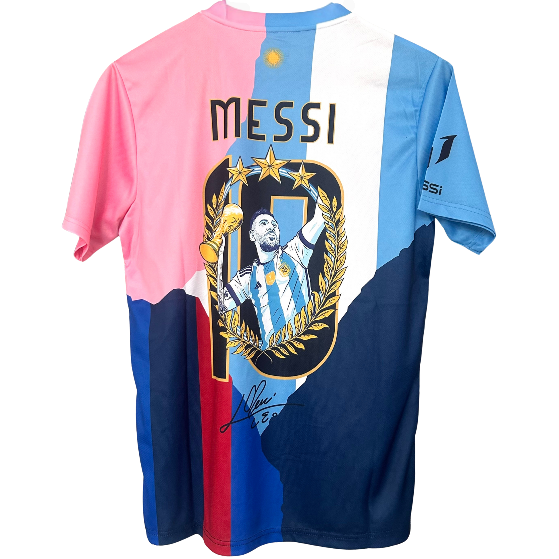 ELVN Messi Career Kit featuring a soccer jersey, shorts, and accessories for young football fans and aspiring players.