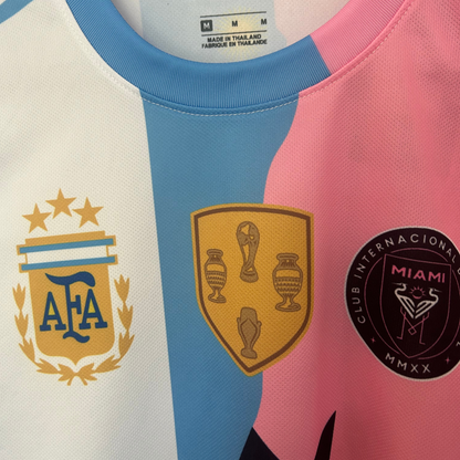 ELVN Messi Career Kit featuring a soccer jersey, shorts, and accessories for fans and collectors.