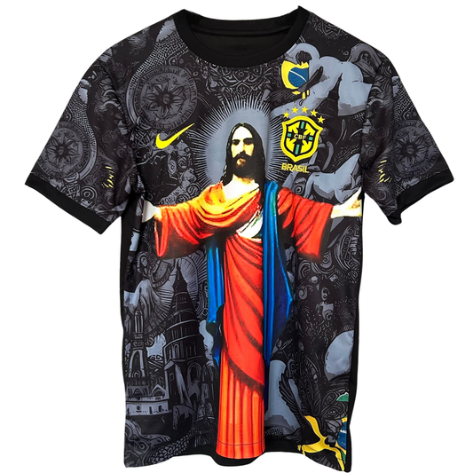 ELVN Brazil Redemption Kit featuring vibrant red, green, and yellow athletic gear for soccer or sports enthusiasts.
