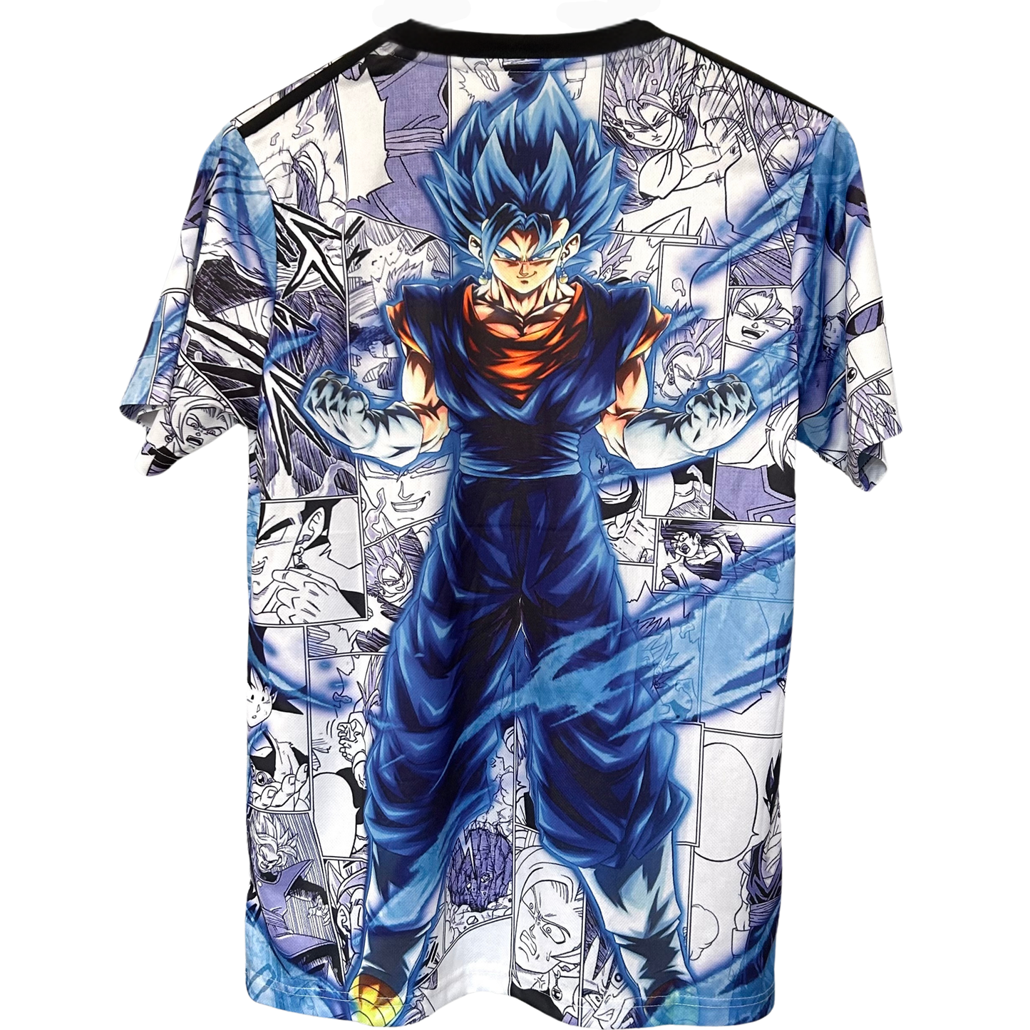 ELVN Japan Blue Goku Kit featuring a detailed goku costume with blue accents, perfect for anime cosplay and fan apparel.