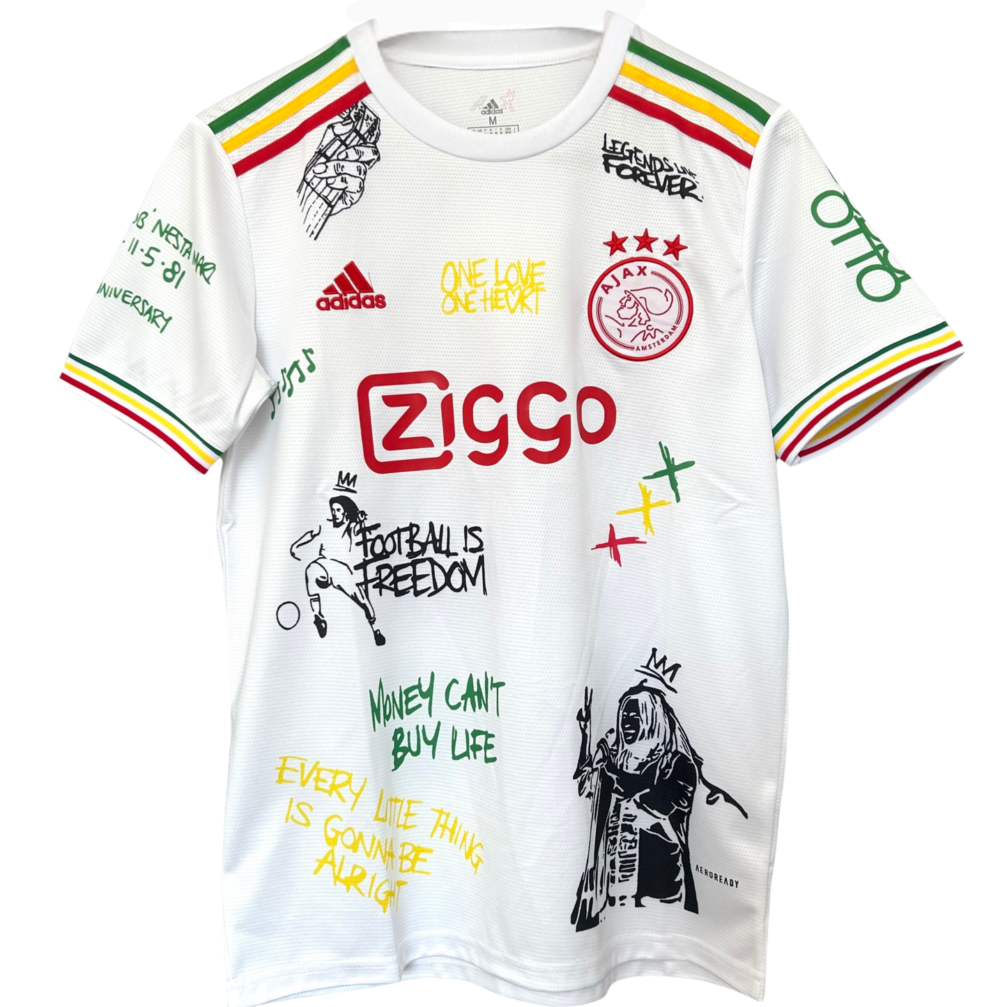 AJAX X BOB MARLEY AMSTERDAM KIT (WHITE)