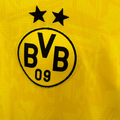 ELVN Borussia Dortmund home kit 2026/27 jersey with yellow and black design, featuring team crest and sponsor logos.