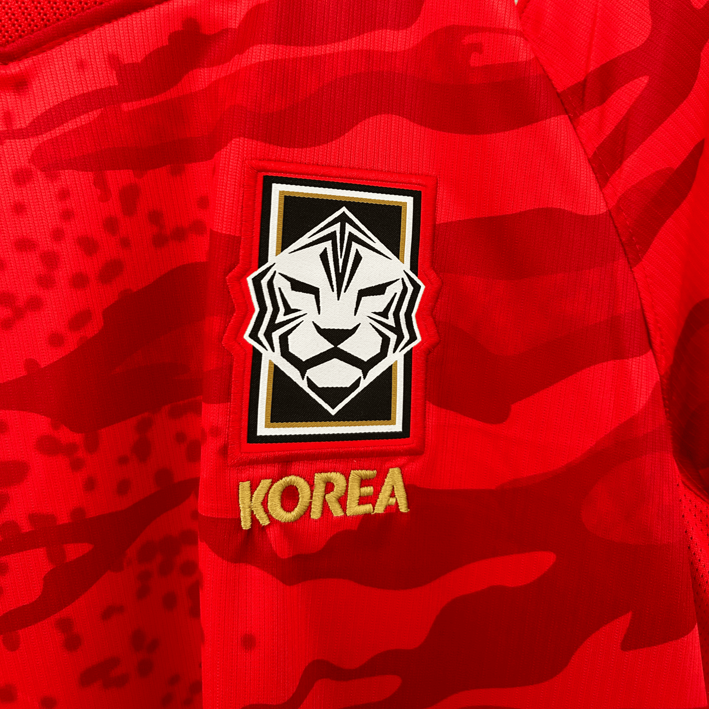 South Korea home kit 2026 by ELVN, featuring the official team jersey with national team crest and vibrant design details.