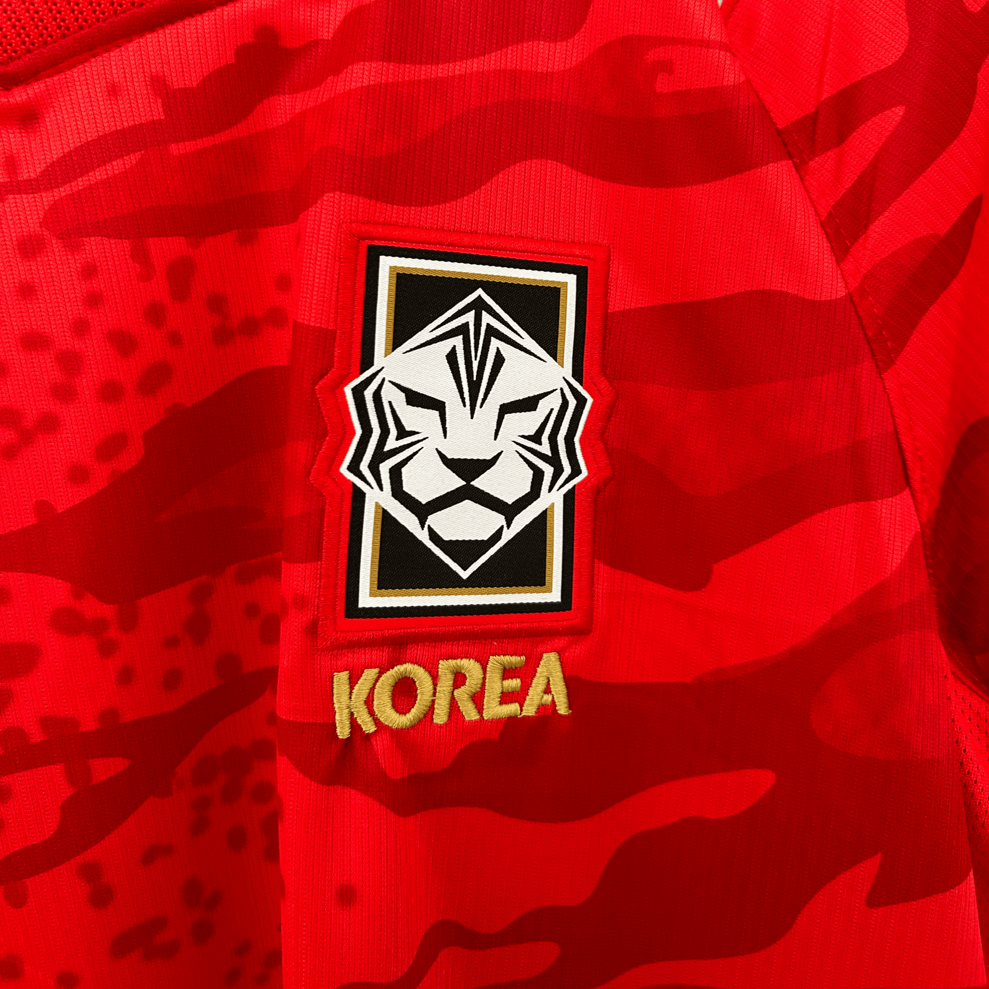 South Korea home kit 2026 by ELVN, featuring the official team jersey with national team crest and vibrant design details.