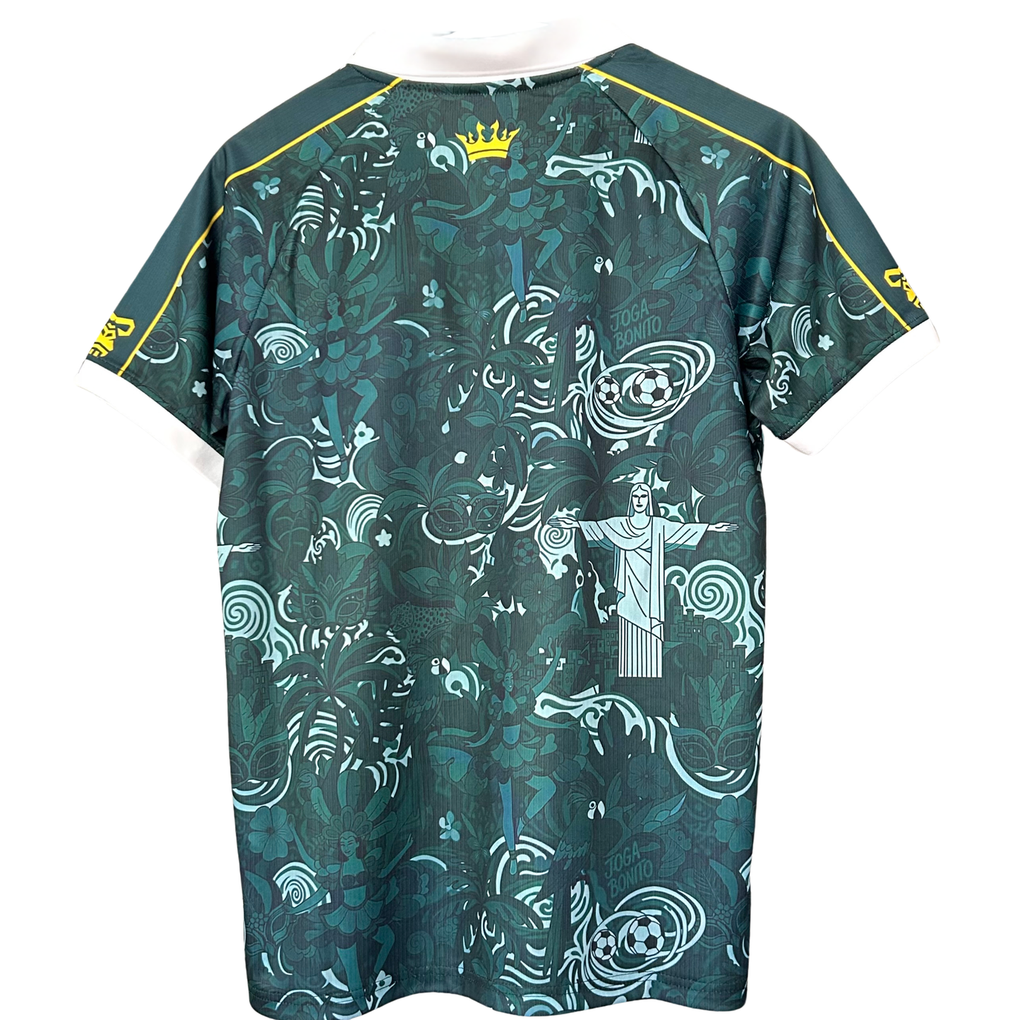 ELVN Brazil Heritage Kit featuring colorful traditional patterns and cultural symbols on fabric pieces and accessories.