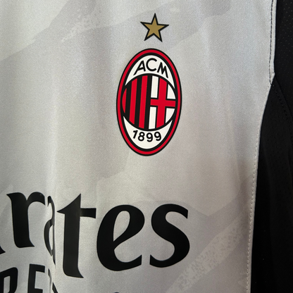 AC Milan x Slam Jam kit by ELVN, featuring a stylish football jersey with team and brand logos on the front.