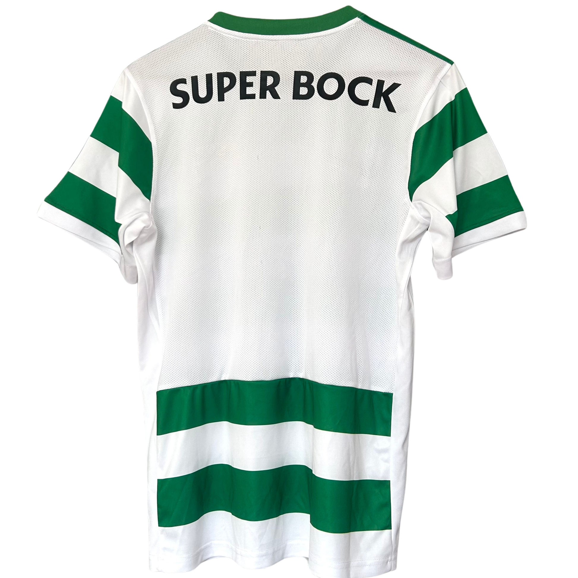 ELVN Sporting CP home kit 2025/26, featuring the team's red and green jersey with sponsor logos and team crest.