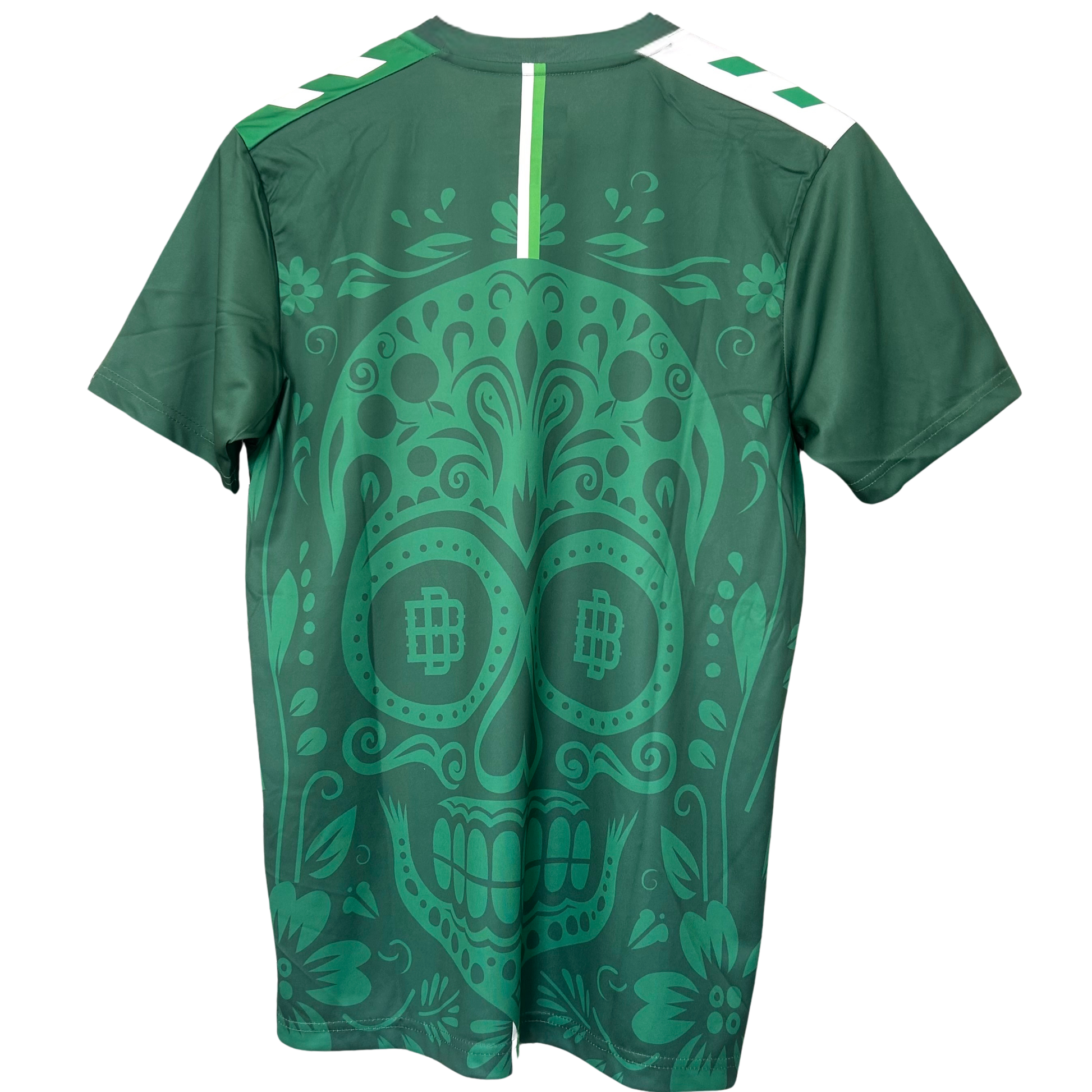 ELVN Real Betis Day of the Dead kit featuring vibrant team-themed face paint and decorative accessories for celebrations.