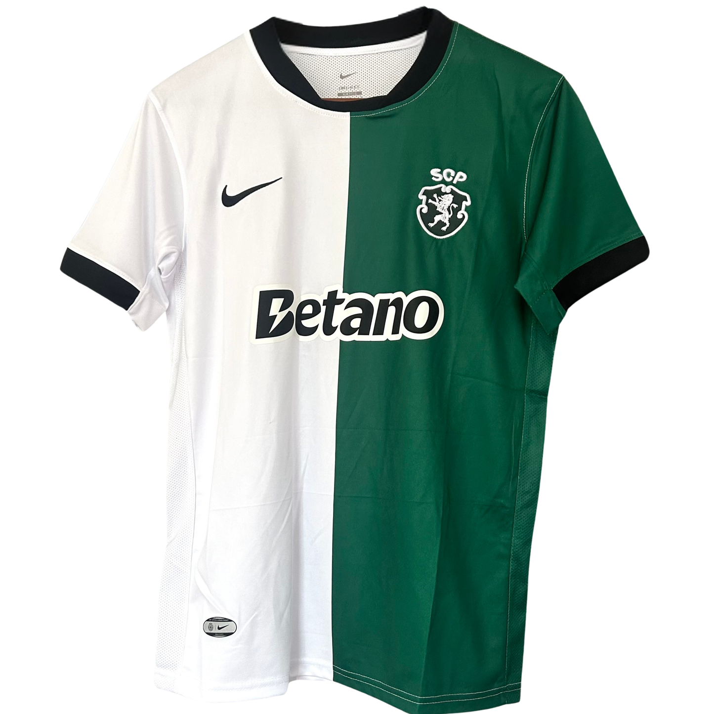 ELVN Sporting CP Heritage Kit featuring team crest and classic design, displayed on a mannequin.