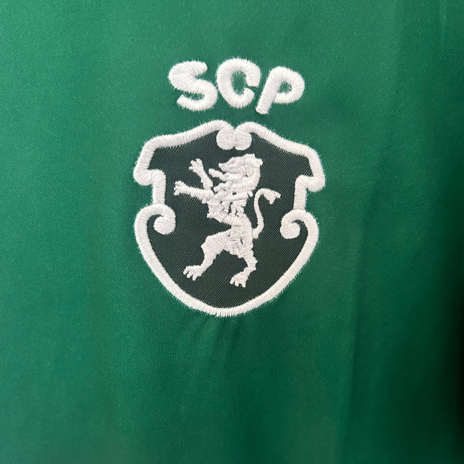 ELVN Sporting CP Heritage Kit featuring green and red jersey with club crest, displayed flat on a white background.