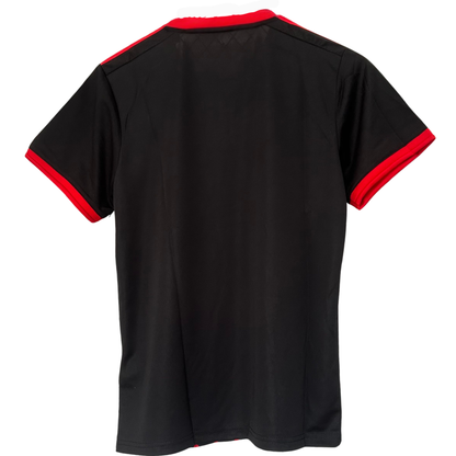 SEVILLA FC pre-match kit 2025/26 by ELVN, featuring team jersey with official logo and matching shorts on a white background.