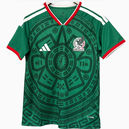 Mexico Home Kit 2026 football jersey by ELVN, featuring team colors and design details for fans and supporters.