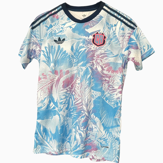 ELVN Costa Rica away kit 2026 jersey in green with red and white accents, featuring team badge and athletic fit.