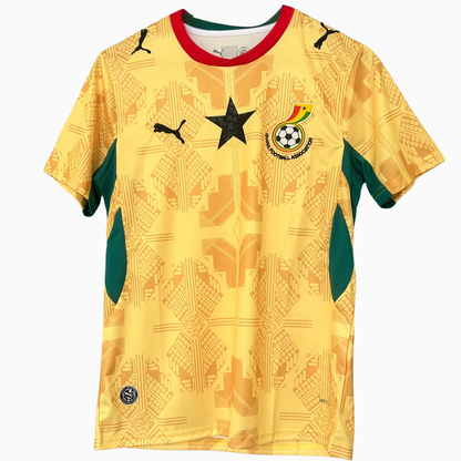 Ghana away football kit 2026 by ELVN featuring team jersey with national colors and official design elements.