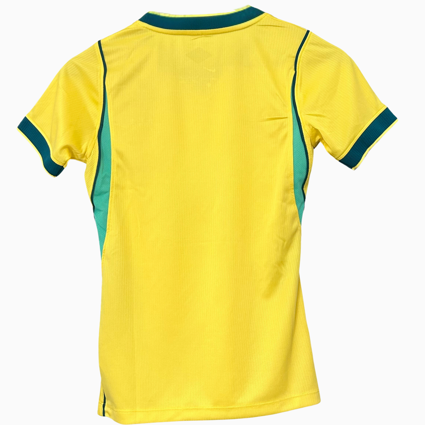 Brazil Home Kit 2026 soccer jersey by ELVN featuring green and yellow design with team logo and official details.