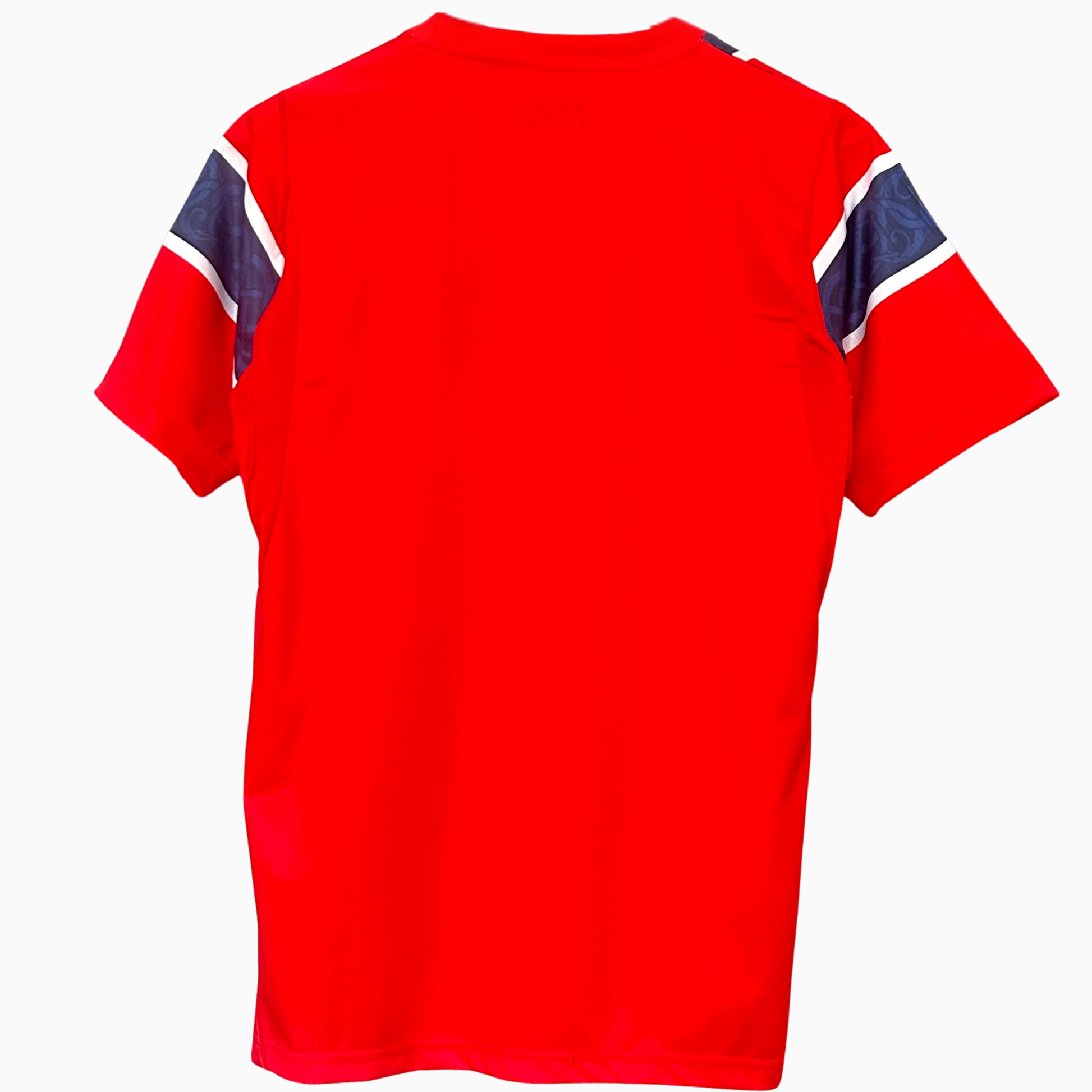 Norway Home Kit 2026 soccer jersey by ELVN, featuring the team's colors and design elements on the front.