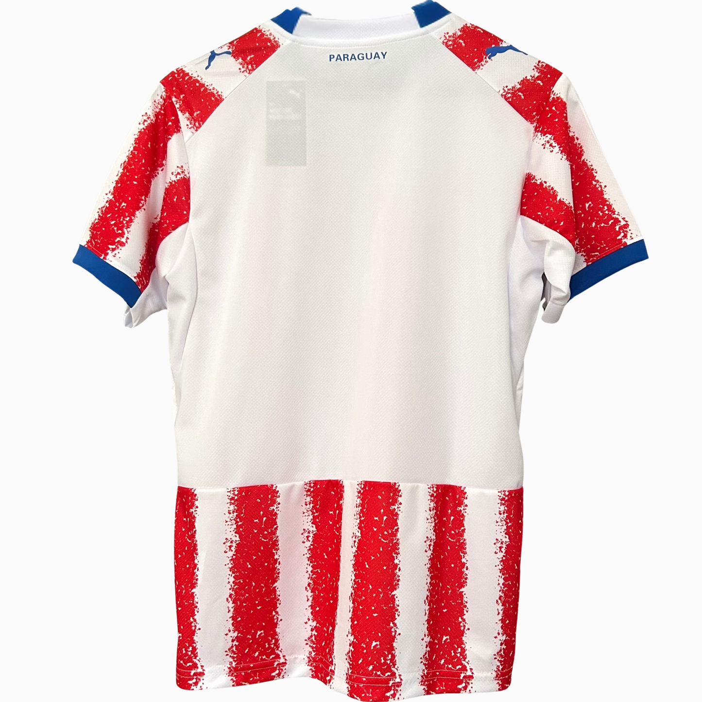 Elvn Paraguay home kit 2026 soccer jersey with team logo and design, displayed flat on a white background.