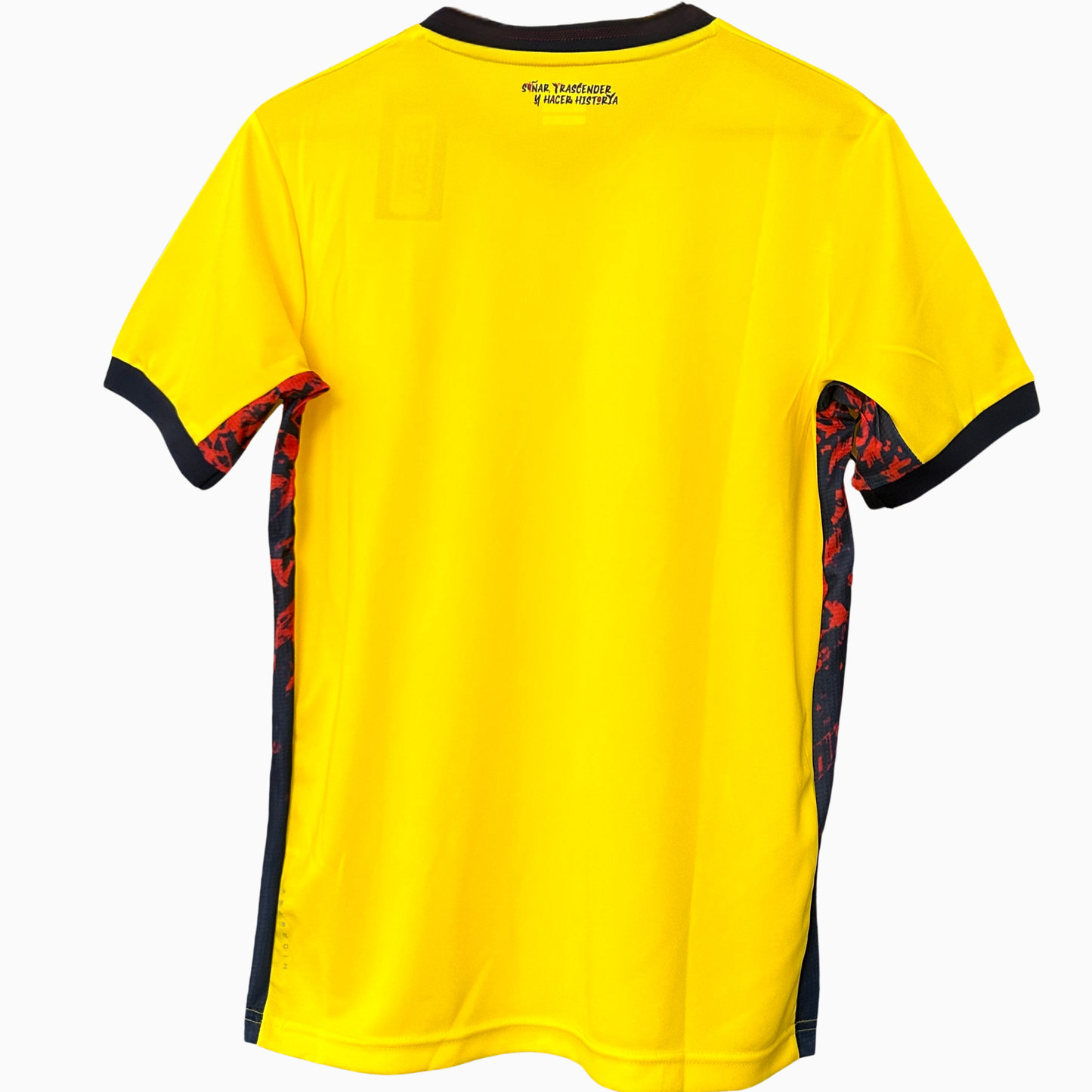 Ecuador home kit 2026 soccer jersey by ELVN, featuring team colors and design details on a mannequin.