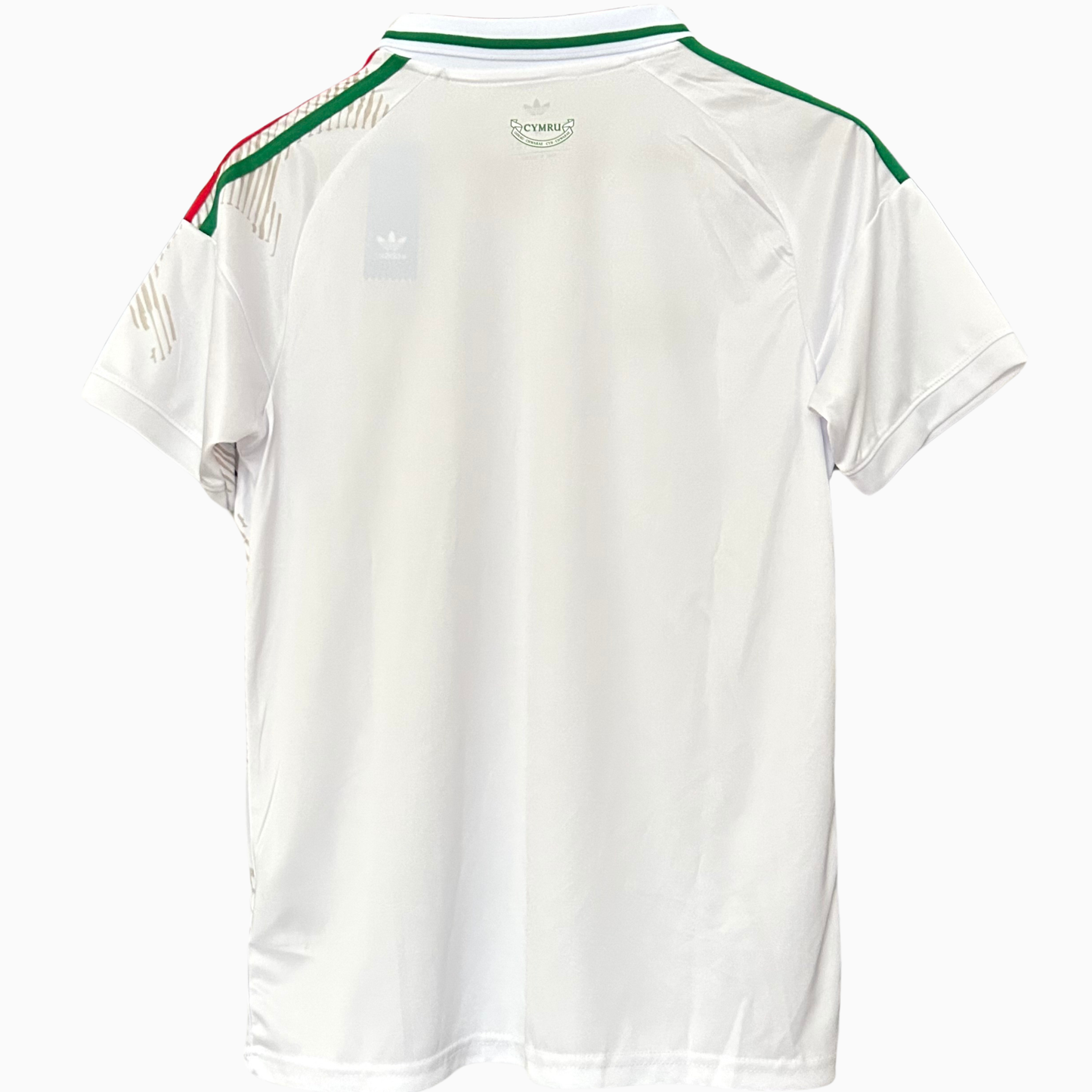 ELVN Wales away kit 2026 jersey with team logo and design details, featuring navy and red colors on a sports jersey.