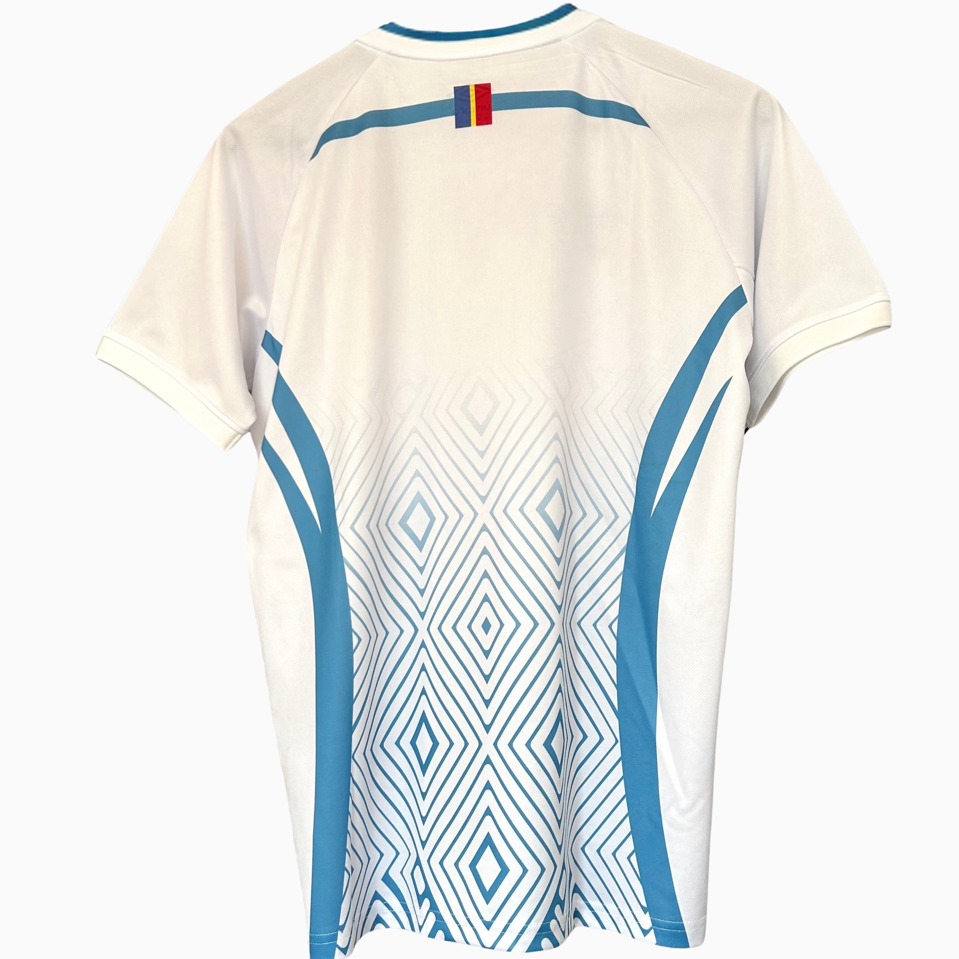 ELVN DR Congo away kit 2026 jersey with team logo and vibrant green and yellow design, displayed flat on a white background.