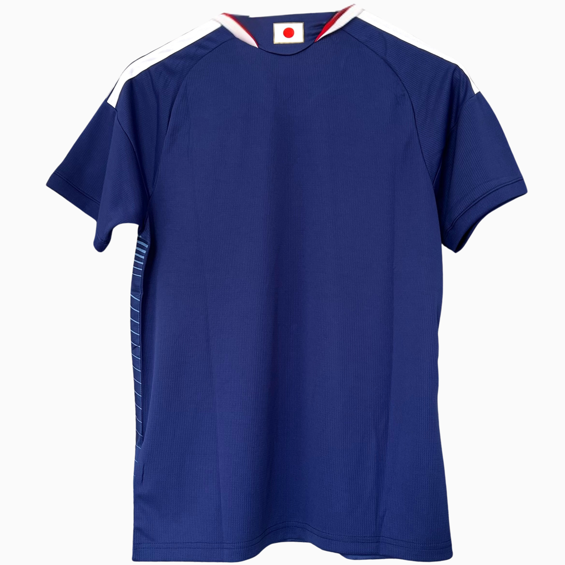 Japan Home Kit 2026 soccer jersey by ELVN, featuring team logo and vibrant design, displayed on a plain background.