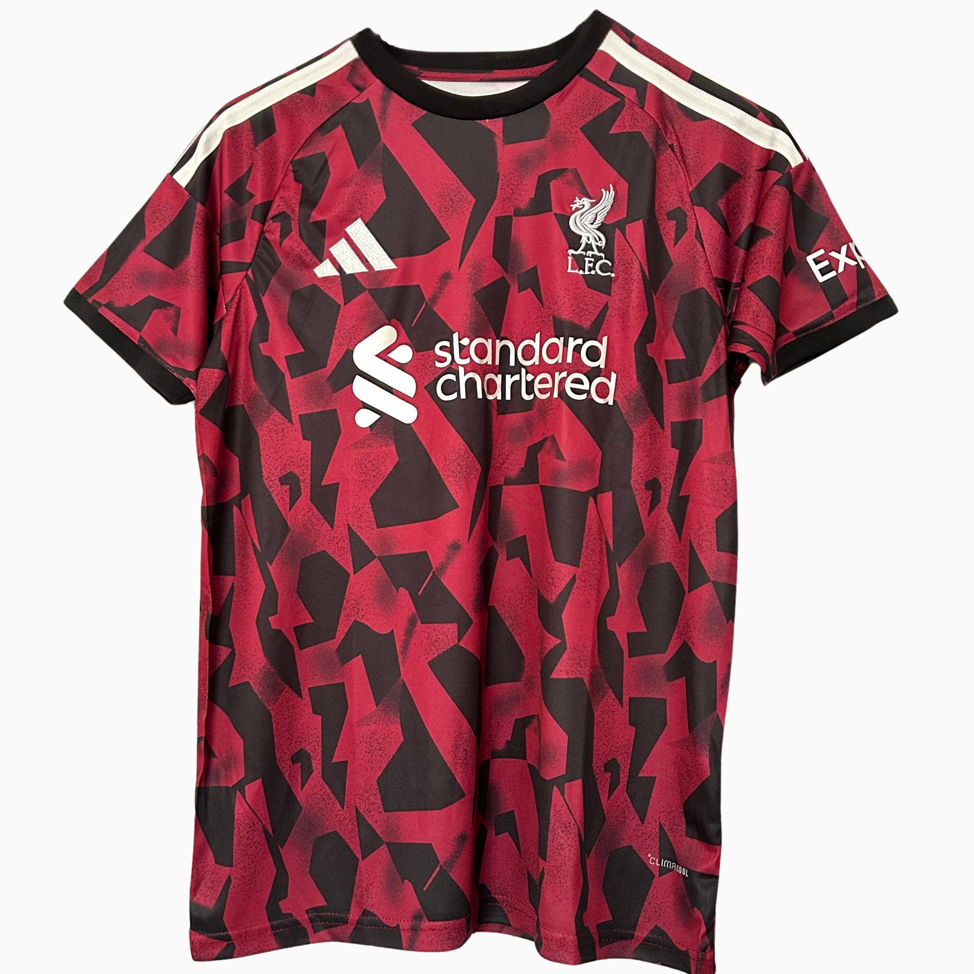 Liverpool pre-match kit 2026/27 by ELVN, featuring team jersey and shorts in official colors and design.