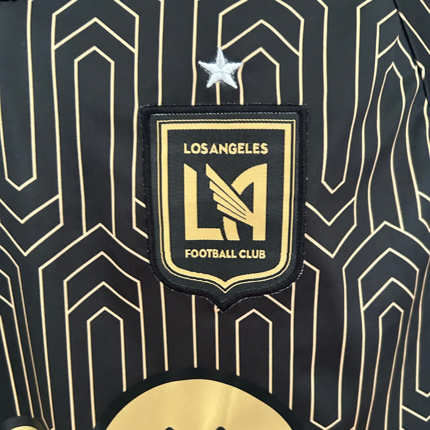 LAFC 2026/27 home kit by ELVN featuring team logo, team colors, and detailed design elements on a soccer jersey.