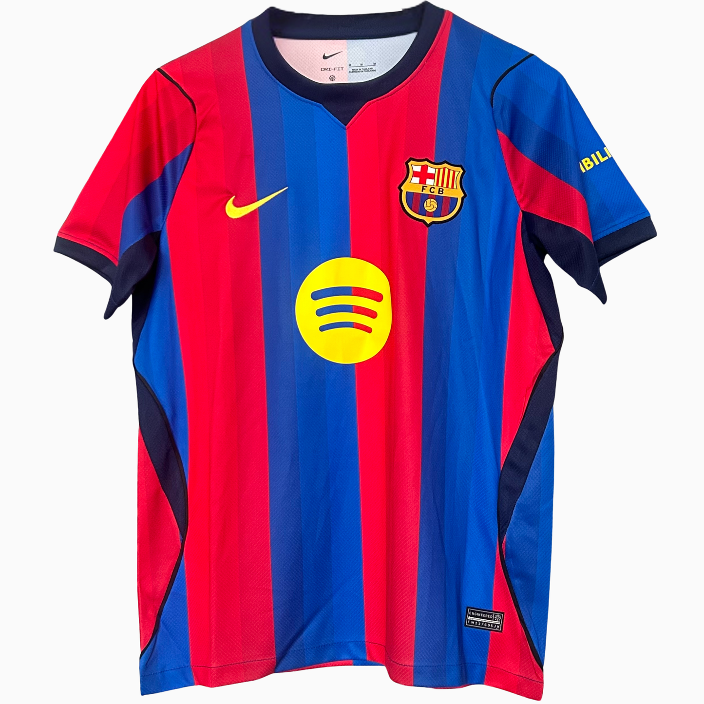 FC Barcelona home kit 2026/27 by ELVN featuring the classic blue and maroon jersey with team crest and matching shorts.