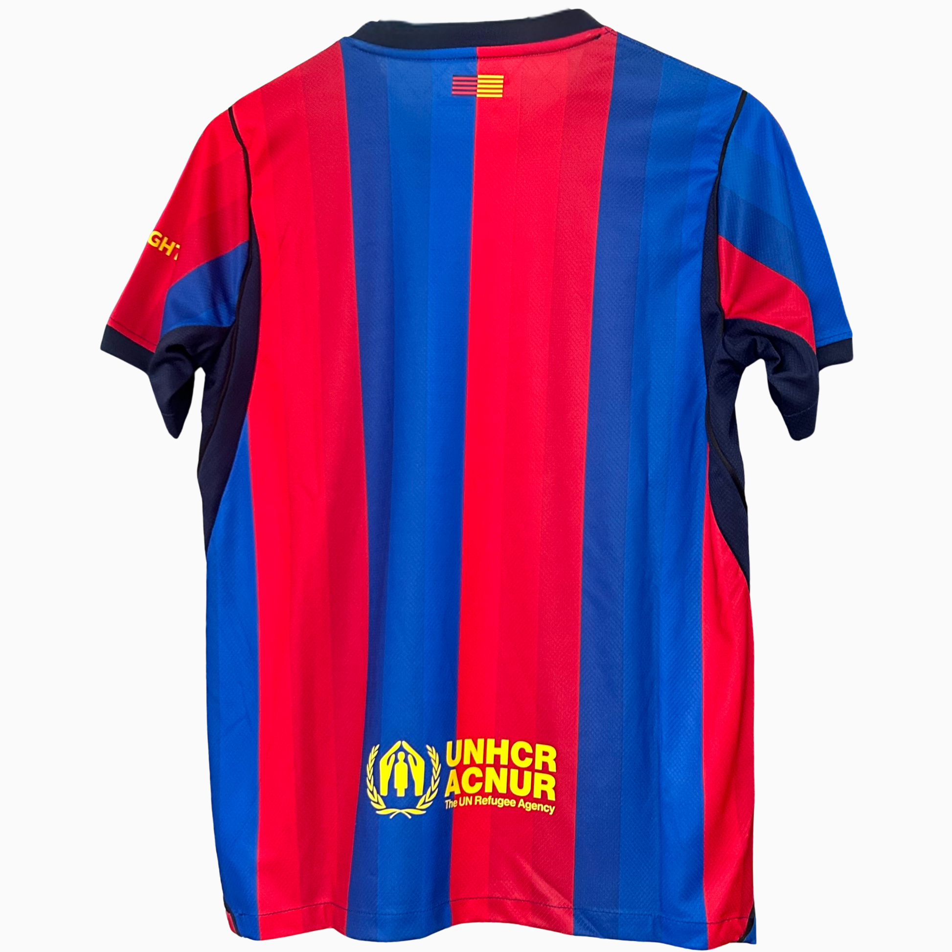 FC Barcelona home kit 2026/27 by ELVN featuring the team’s iconic blue and maroon jersey with club crest and matching shorts