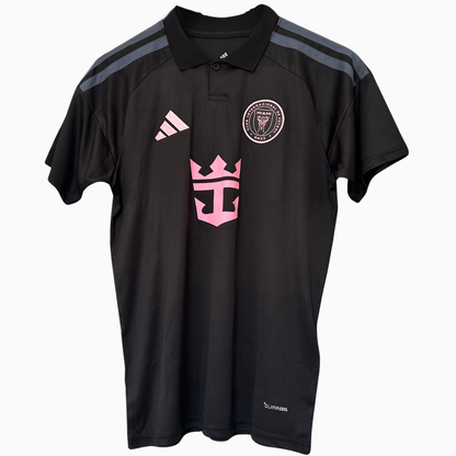 ELVN INTER MIAMI CF away kit 2026/27 jersey featuring team crest, sponsor logos, and blue and black design details.