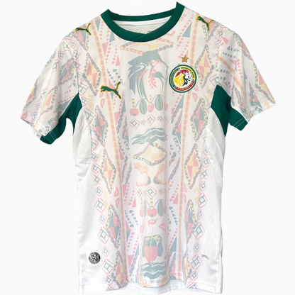 ELVN Senegal home kit 2026 with team jersey, featuring green and yellow colors and official team logo.