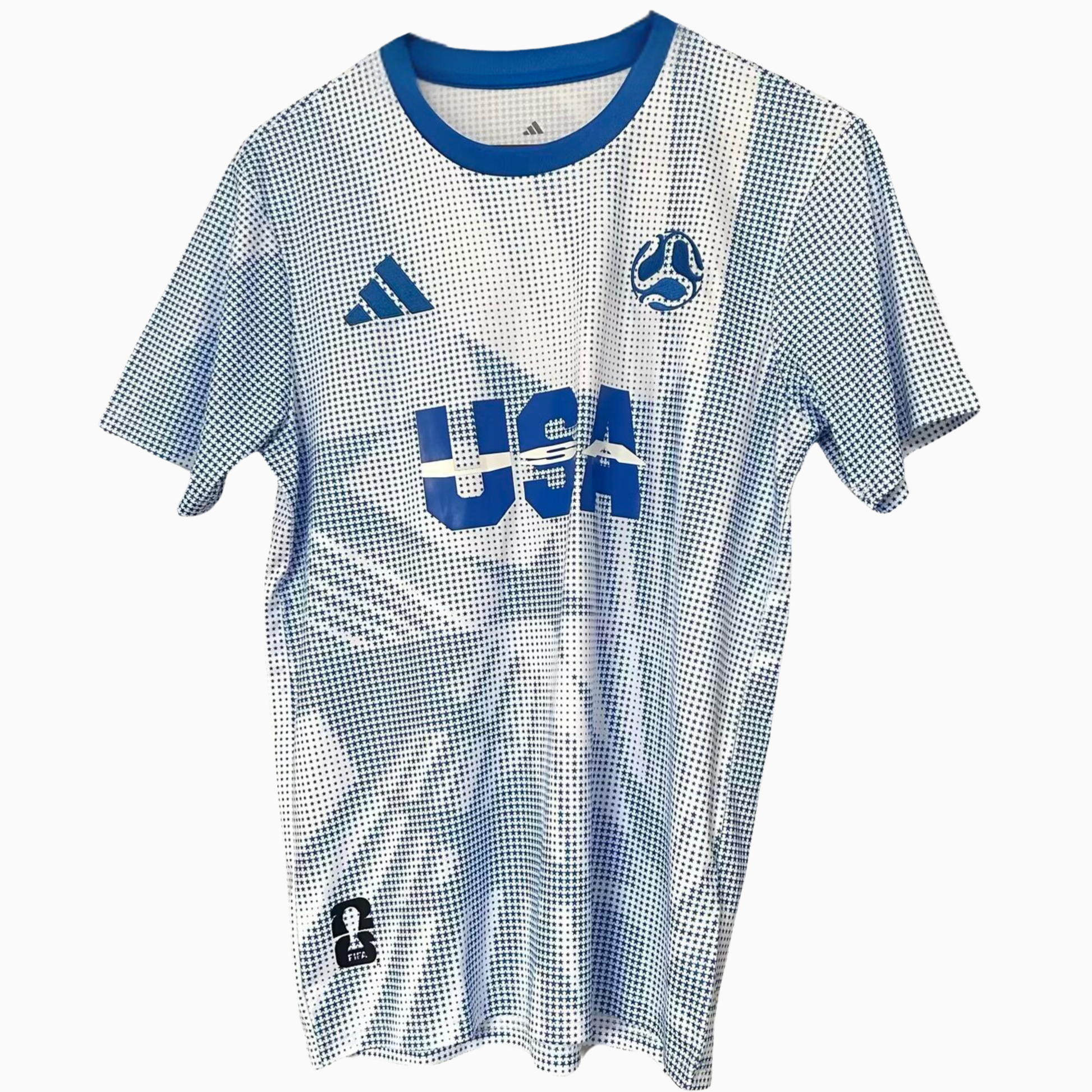 USA Pre-Match Kit 2026 by ELVN featuring team jersey, shorts, and accessories for soccer fans.